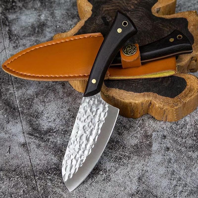 Кухонные ножи ручной работы Стальной нож шеф-повара Тесак для мяса Нож для обвалки Овощной измельчитель Резак