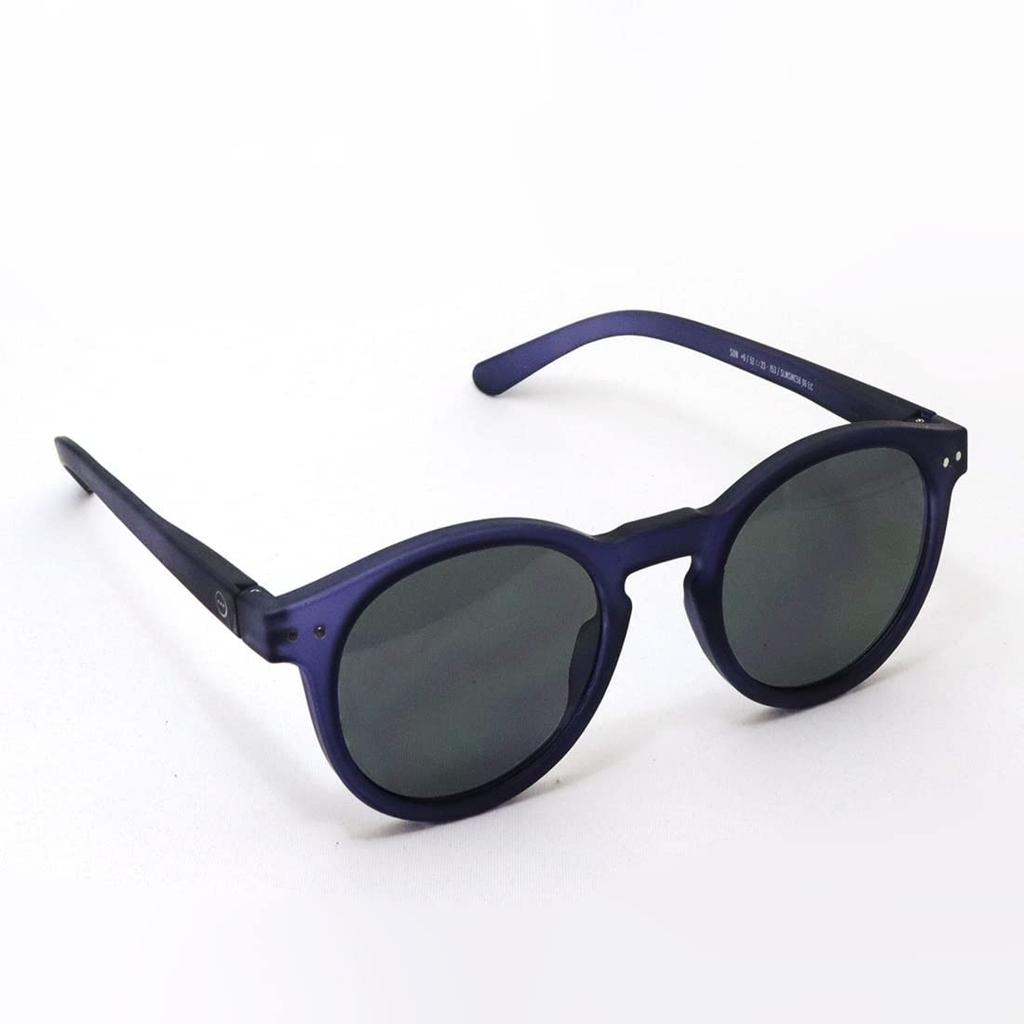 Солнцезащитные очки Круглые [Ijipiji] #M (Ночной синий/Серый)