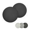 Diatomaceous Earth Coasters Made In Japan Absorbent Coasters Set of 2 Soft Coasters with Antibacterial Silver Ions Gray 2 (Dark Pieces, Round)
