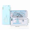 Blue/Pink Compass Ruler Set 160 * 65mm Tool Set Durable Geometry Drawing Kit  Math Learning
