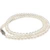 [Isowa Pearl] Isowa Pearl, магазин, специализирующийся на жемчуге, в Исе-Сима, представляет: Жемчужное ожерелье из пресноводного жемчуга 5,5-6,0 мм Белый, Магнитная застежка 73910