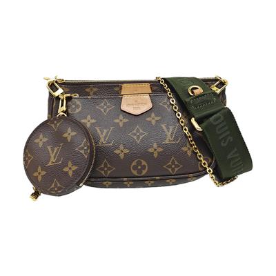 [Б/У] Multi Pochette Accessoires Сумка-комбинация «Пять в одном» на цепочке Monogram Из покрытого холста и кожи Сумка для маджонга Под мышкой Ручная - Очень хорошее состояние #1UT4DGR