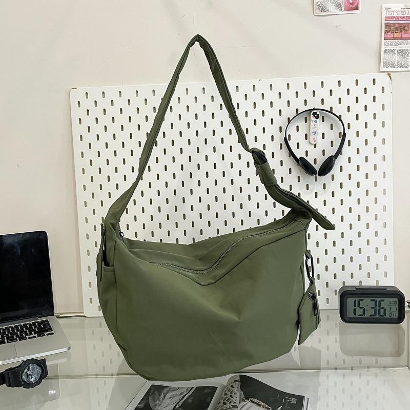 Повседневная большая сумка-пельмень из модной нейлоновой ткани, новая сумка через плечо, сумка-мессенджер, студенческая сумка для женщин