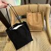 New H Row Shoulder Bag Togo Tote Bag Fashion Commuter Bag Simple Matte Suede Handbag