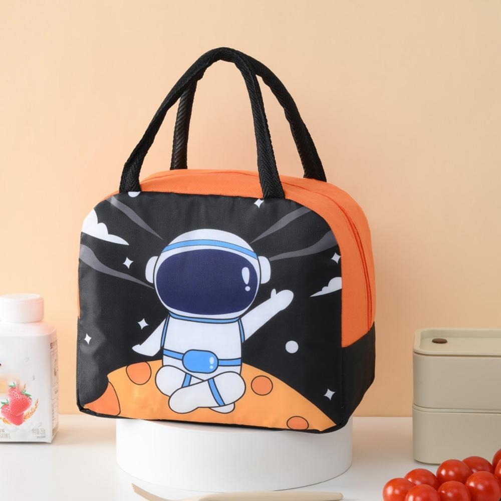 Cartoon Thermal Meal Tote Bag Thickened Portable Lunch Box Practical Food Storage Bag  School