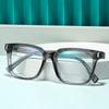 Popular TR90 Blue Light Blocking Men  Square Glasses Radiation Protection Eyeglasses Women Transparent Fashion Eyewear