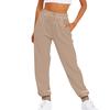 Women's Sweatpants Solid Color Waist Joggers Loose Fit Fleece Sweatpants Streetwear Gym Workout Running Pants