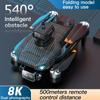 2024 New P8 Drone GPS HD ESC Camera 5G WIFI FPV Brushless Remote Control Quadcopter Obstacle Avoidance Carbon Fiber Foldable Helicopter Gift Toy