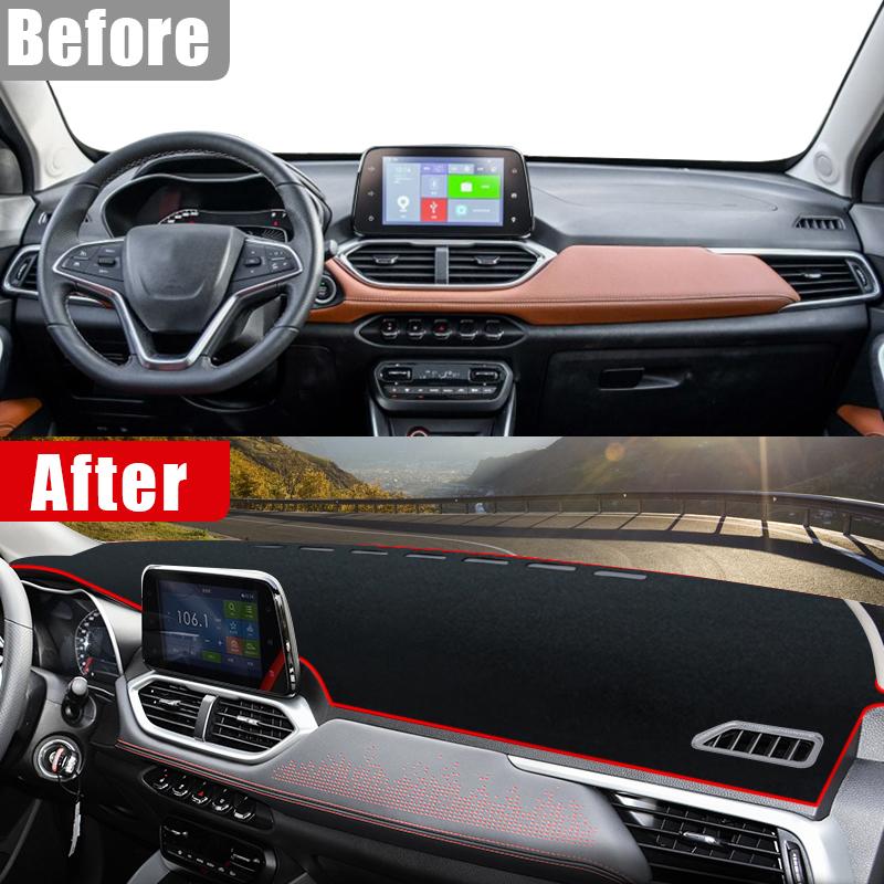 Для Baojun 510 2017 2018 2019 2020 2021 2022 2023 крышка приборной панели автомобиля избегает света накладка солнцезащитный козырек анти-УФ ковры нескользящие коврики