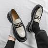 Men Loafers Shoes Thick Sole Fashion Casual Dress Shoes Men