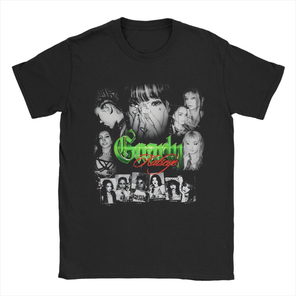 Novelty Katseye Kpop Idol TShirts Unisex Unisex Crew Neck Cotton T Shirt Beautiful Chaos Album Short Sleeve Tees Gift Idea Tops