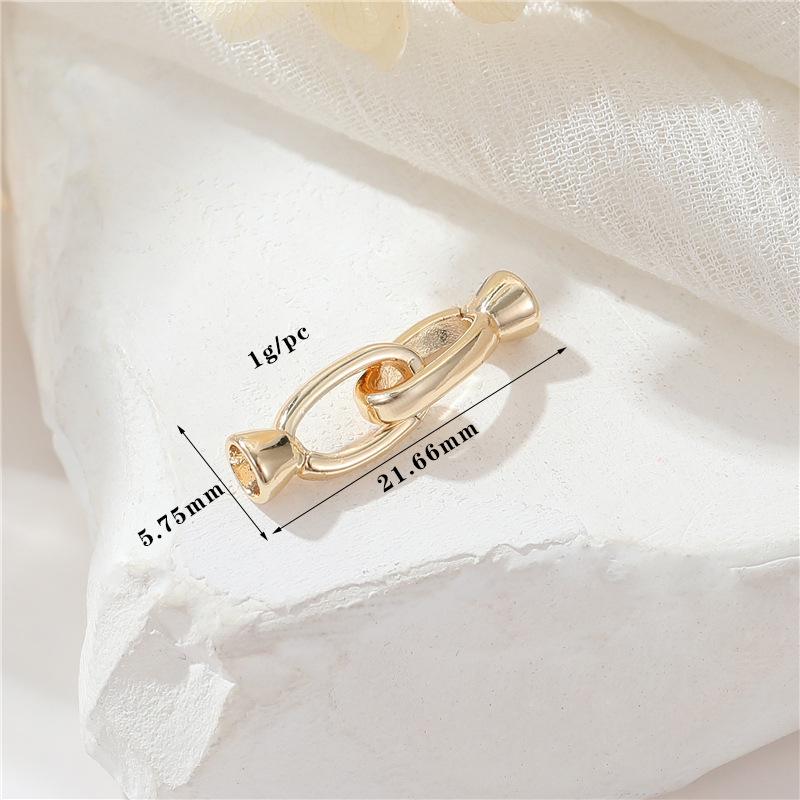 Zhongxing 14K Gold Pearl Necklace & Bracelet Clasp for DIY Jewelry