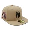New Era бейсболка newera 59FIFTY 70822544 NER35C7964 MLB New York Yankees NY верблюжий бежевый БОКОВОЙ ПАТЧ ПОД КОЗЫРЬКОМ специальный заказ ONSPOTZ мужская женская шляпа