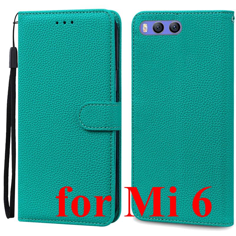 Mi 6 Case For Xiaomi Mi 6 Case Redmi 6 Leather Wallet Flip Case For Xiaomi Redmi 6 Mi6 Phone Case Redmi6 Cover Fundas Shell Bags