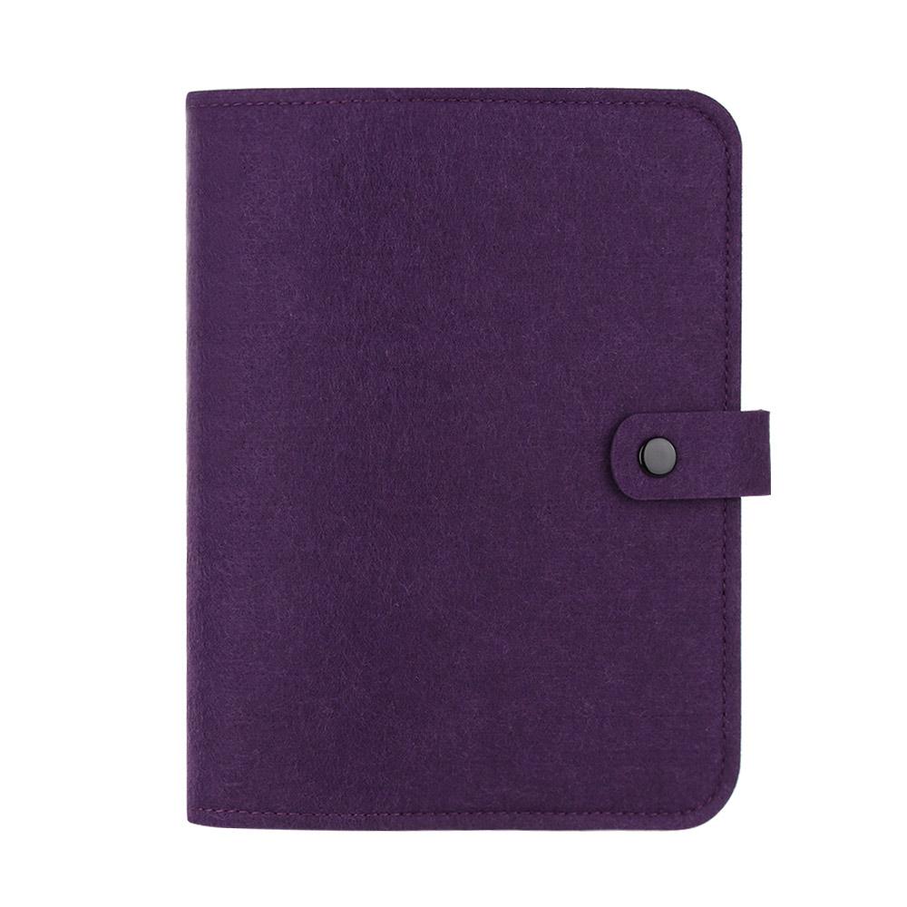 A5 A6 Portable Fashion Office Supplies Stationery Ring Binder Felt Notebook Felt Shell Portable Diary