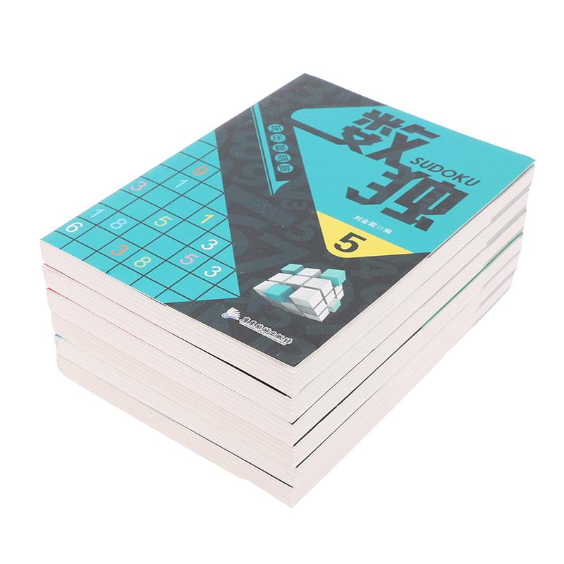 6 шт./компл. книга-игра-игра судоку для детей, играющая в умную книгу с числами для мозга