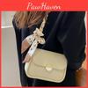 Chic Unisex Small Square Shoulder Bag For Women Soft Material Fashionable Everyday Use