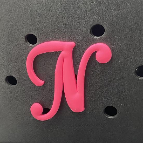 Сумка-подвеска с буквами для сумки Bogg, многоразовая сумка-крокодил, 26 подвесок с алфавитом, обувь из крокодилов, украшения, аксессуары для пляжа