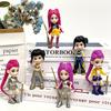 Новый набор из 6 шт. Аниме Kpop Серия Охотник на демонов Фигурка Игрушка Настольное украшение Статуэтки Украшение Хэллоуин/Рождество Подарки на день рождения для детей