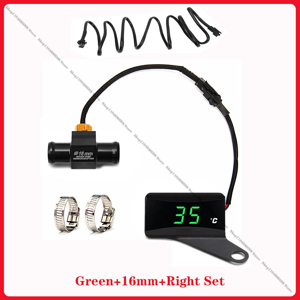 Motorcycle Water Temperature Gauge Temperature Measuring Instrument Universal for XMAX300 250 NMAX155 CB400 CB500X Sensor