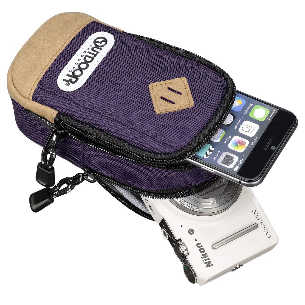 OUTDOOR PRODUCTS Camera Pouch 01 Purple ODCP01PU