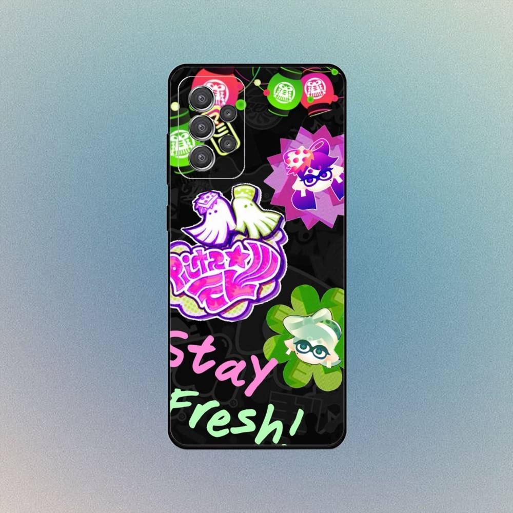 Game S-Splatoon 3 Phone Case For Samsung S25,S24,S21,S22,S23,S30,Ultra,S20,Plus,Fe,Lite,Note,10,9,5G Black Cover