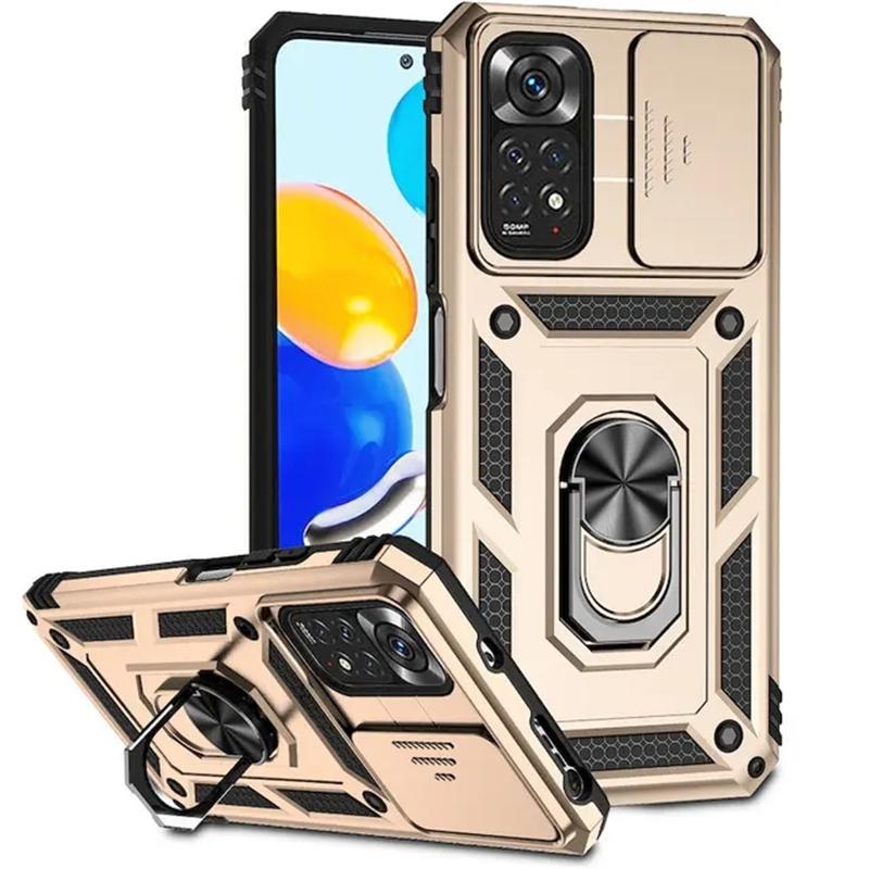 Чехол для телефона с защитным кольцом и подставкой для OPPO C21Y C25Y C20 C11 C12 A16 A54 A74 A54S A55 A57 A57S 4G 5G, противоударная защита объектива, задняя крышка