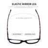 Fashion Printed Glasses Frames Elderly Reading Unisex HD Lenses Spring Glasses Legs Anti-Blue Light Reading Glasses