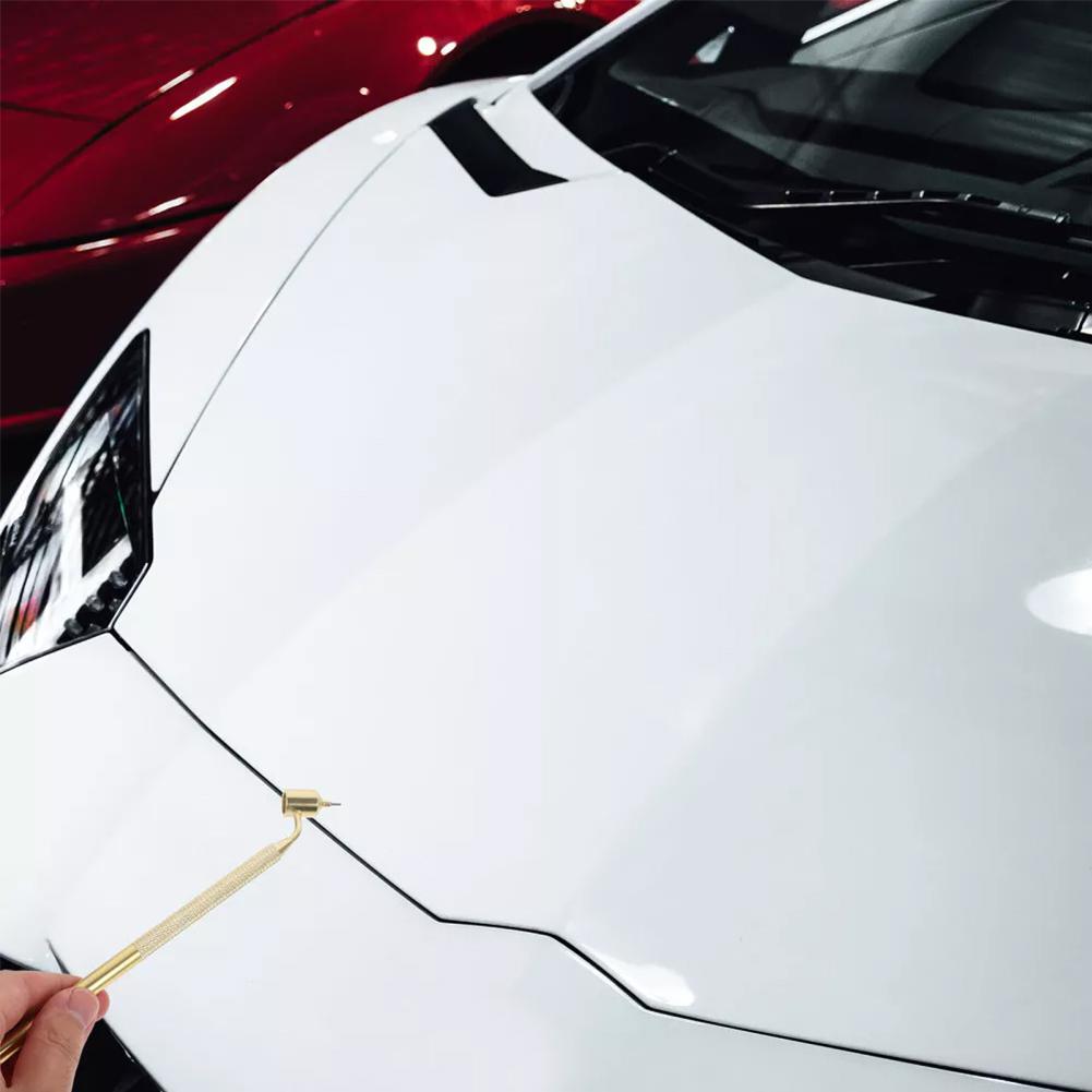 0.5/0.7mm Car Paint Pen Tools Detailing Fine Line Fluid Writer Paint Applicator Pen Slanting Ruling Pen For Car Scratch Repair