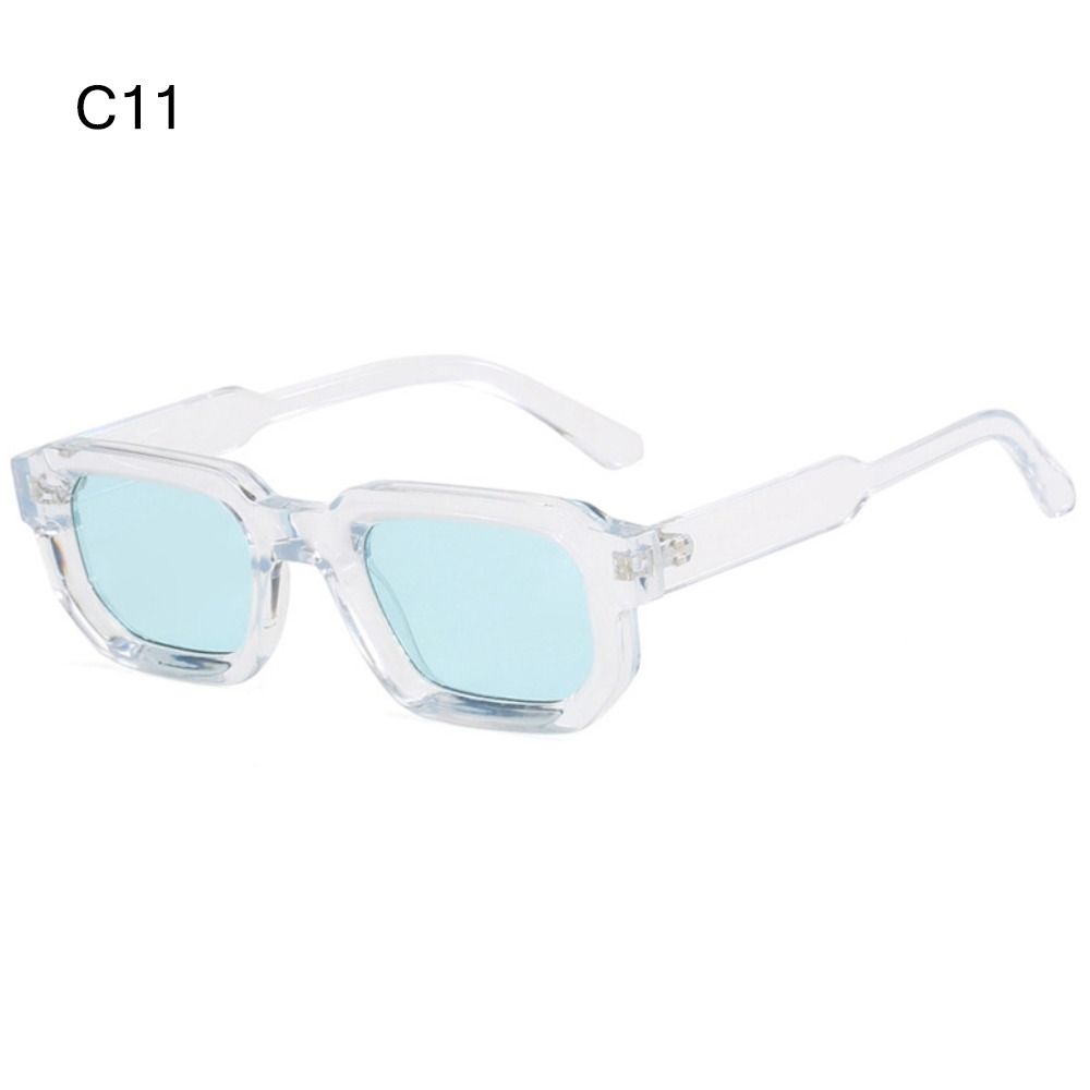 UV400 Protection Square Frame Sunglasses Y2K Eyewear Fashion Punk Sun Glasses for Women & Men