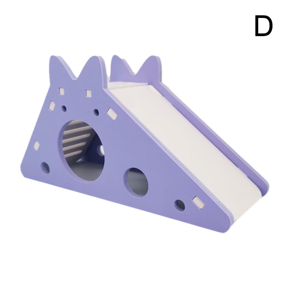 Funny Hamster Slide Toy Guinea Pig Assembled Slide Toys Chinchillas Hamster House Cage Breathable Hamster Accessories