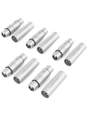 Кабель CableCreation XLR Адаптер 3-контактный 5 шт. CC-XLR5