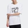 adidas Neo Casual Дышащая футболка Мужские топы Белые H59446