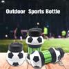 550 мл футбольный складной чайник спортивная силиконовая складная бутылка для воды уличный портативный герметичный спортивный чайник дорожная детская бутылка