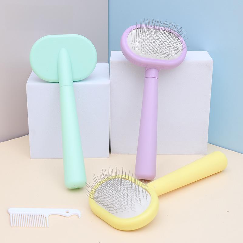 Расческа для удаления волос для домашних животных: Мини-щетка для вычесывания шерсти у кошек и расческа-булавка