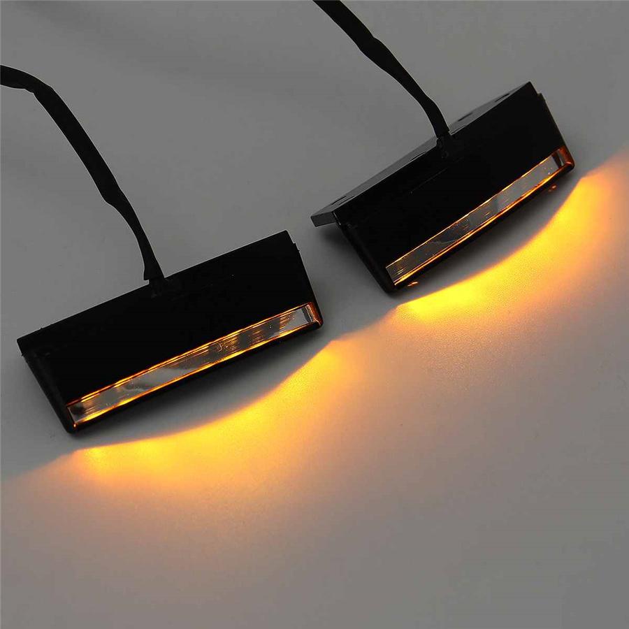 Motorcyle Rear View Mirror Turn Signal Light For Honda Goldwing GL1800 2001-2017