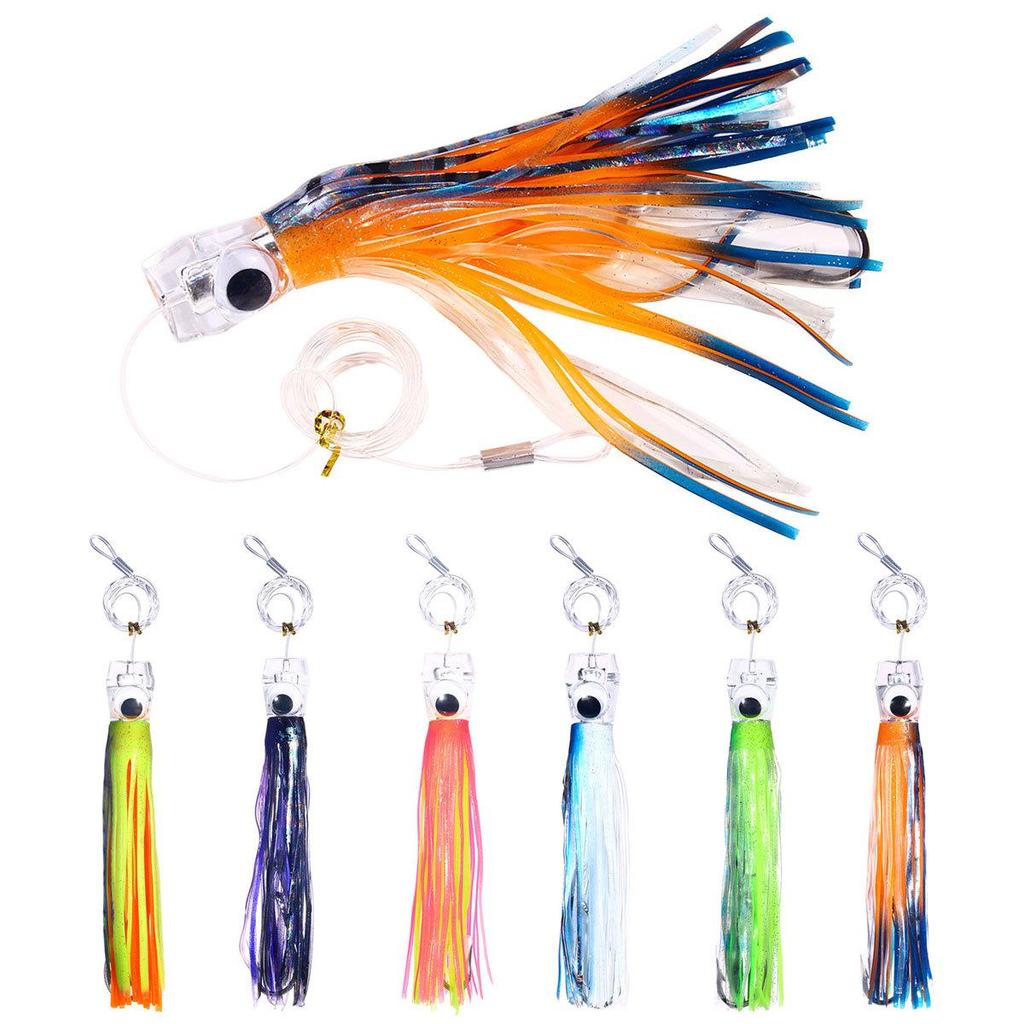 9-Inch Bionic Octopus Soft Bait Lure for Tuna & Sea Fishing - 6 Colors