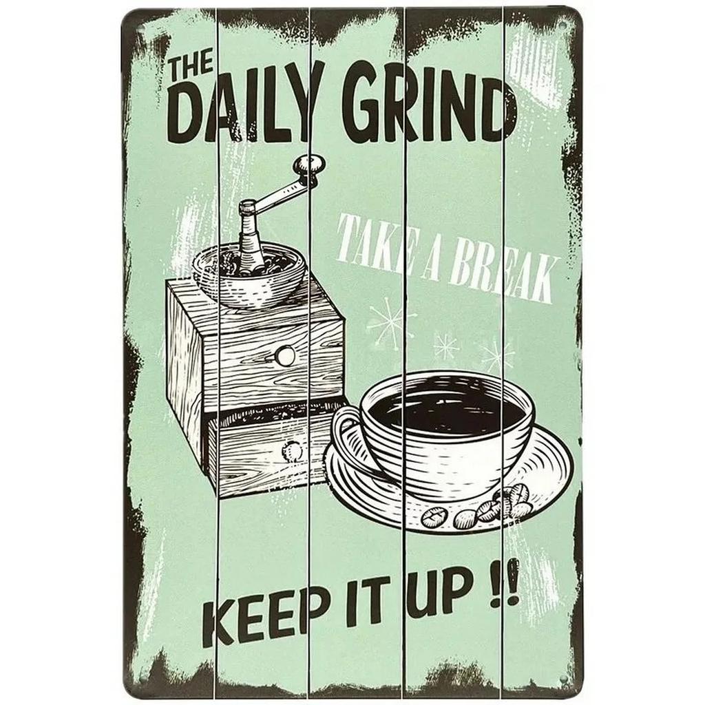 Plaque Metal Signs Drink Coffee Wall Decoration Vintage Art Posters Iron Painting for Man Cave Home Cafe Garden Club Bar