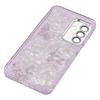 For Samsung Galaxy S25/S24 Case Butterfly Pearl Decor IMD PC+TPU Phone Cover with Glass Lens Film
