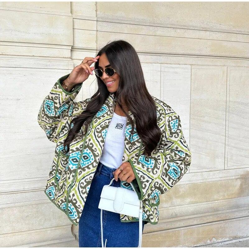 Короткая куртка с лацканами, женская теплая куртка-кардиган с длинными рукавами и карманами, плотная осенне-зимняя женская уличная верхняя одежда