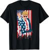 Смешной Политический Американский Дизайн Ледяной Трамп Футболка