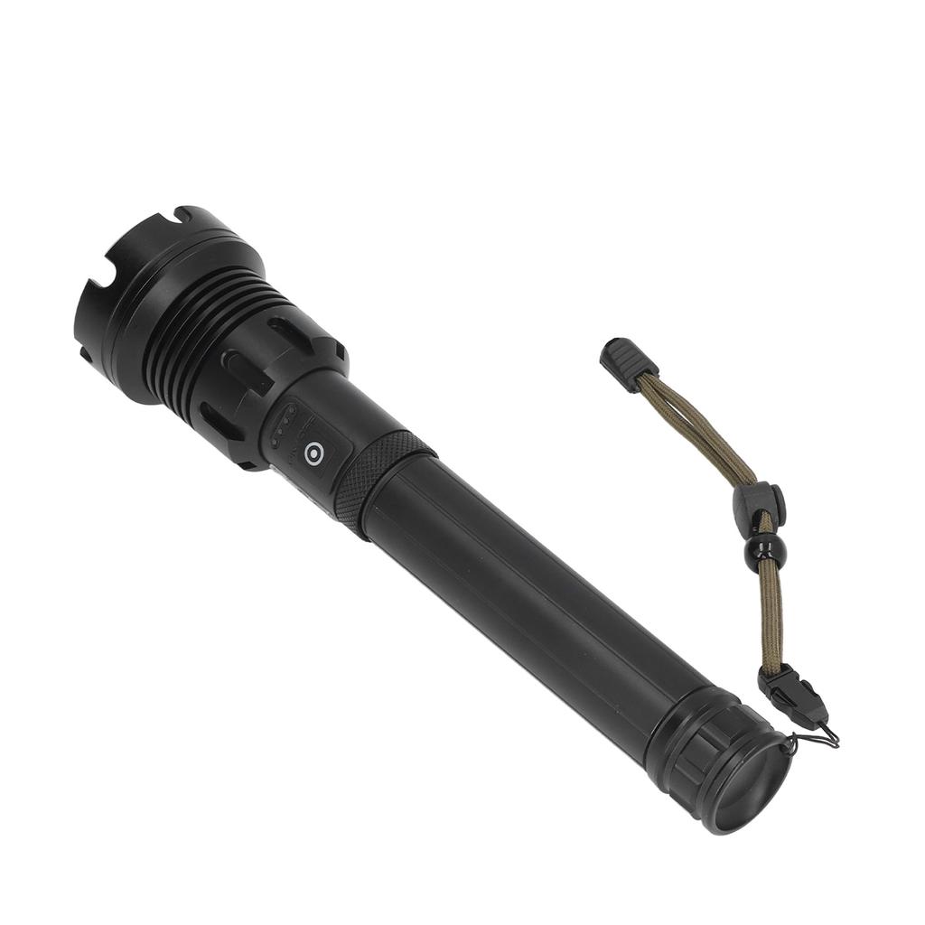 Яркий фонарик 8000лм IP65 Водонепроницаемый Масштабируемый 2 цвета света 7 режимов Ручной фонарик для приключений