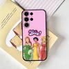 Чехол для телефона Totally Spies для Samsung S25, 24, 21, 22, 23, 30, Ultra, 20, Plus, Fe, Lite, Note, 10, 9, Мягкий черный чехол
