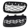 Передняя решетка капота, решетка Diamond Meteor Grill для BMW 3 серии E92 E93 Coupe 2006-2010, хромированный глянцевый черный экстерьер