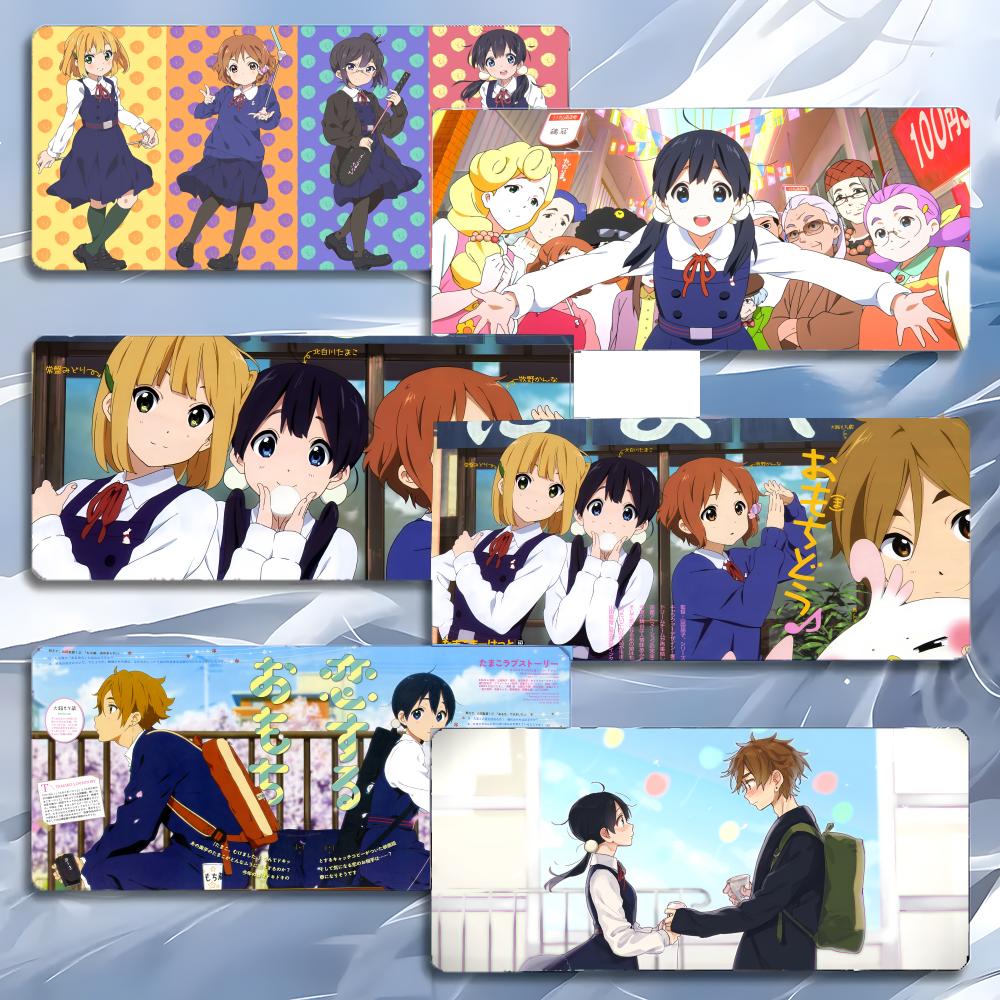 Cute Warm Anime Ttamako Market Mouse Pad Mousepad Large Gaming Lockedge Thickened Pc Table Desk Mat