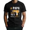 Европейские размеры Мужская футболка Papa, Отводящая влагу и Свобода движений