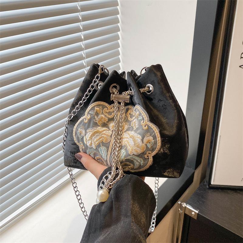 Дизайнерская сумка женская летняя ретро повседневная сумка через плечо простая повседневная сумка-ведро женская