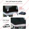 Juniper Sunshades Model Y 2025 for Tesla Ice Cloth Buckle Sun Pare Glass Shade Front Rear Skylight Heat Insulation Accessories