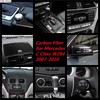 Внутренняя отделка из углеродного волокна, розетка, центральная панель управления кондиционером для Mercedes C Class W204, автомобильные наклейки