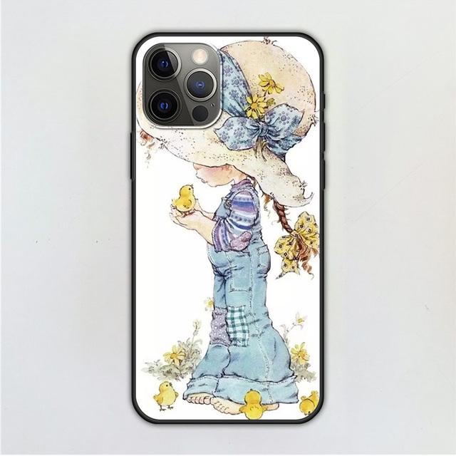 Чехол для мобильного телефона для Iphone 14 12 Mini 11 Pro X Xs Max Xr 8 7 6 6s Plus черный силиконовый чехол из ТПУ Fundas с рисунком Сары Кей